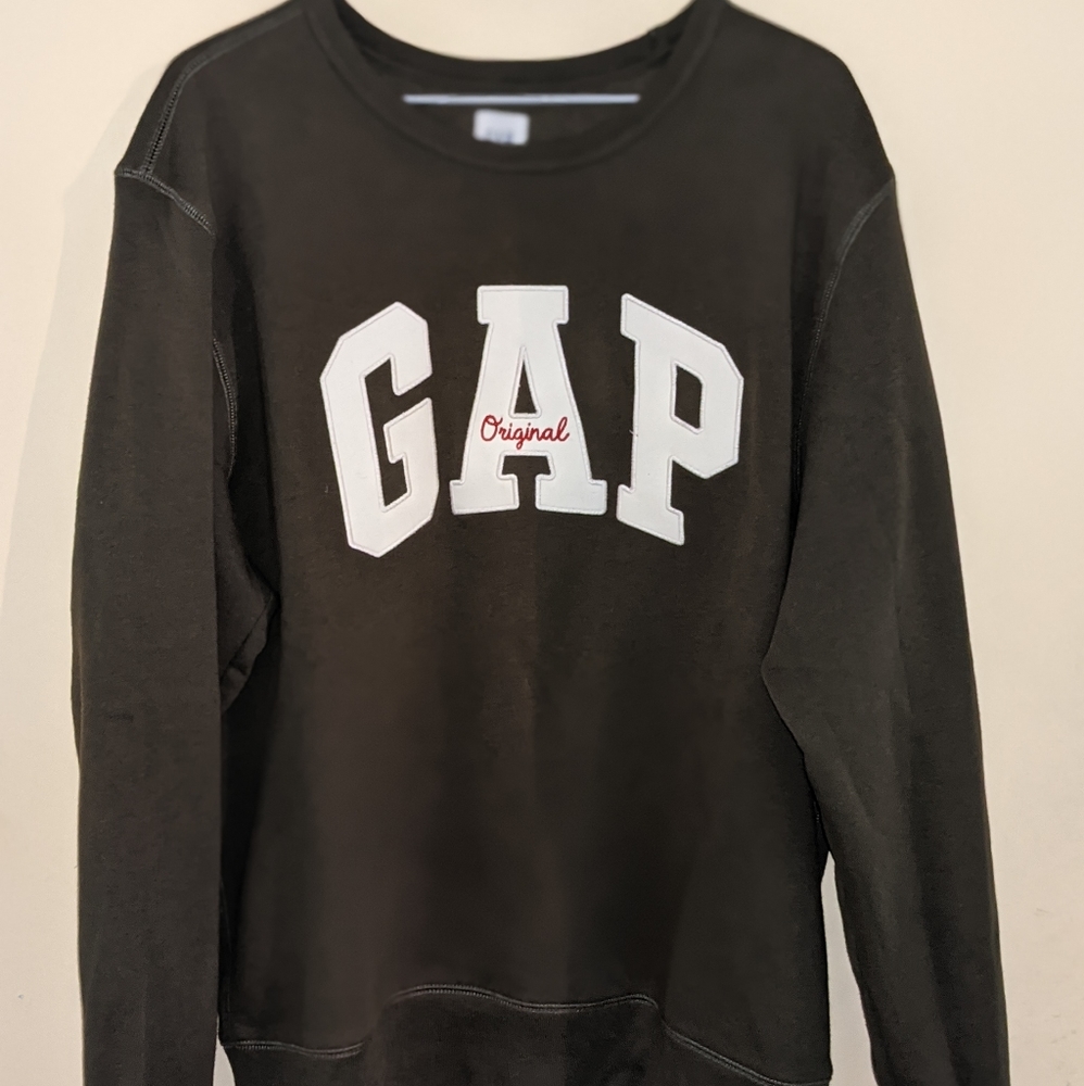 GAP "original" crew neck sweatshirt green, sz large